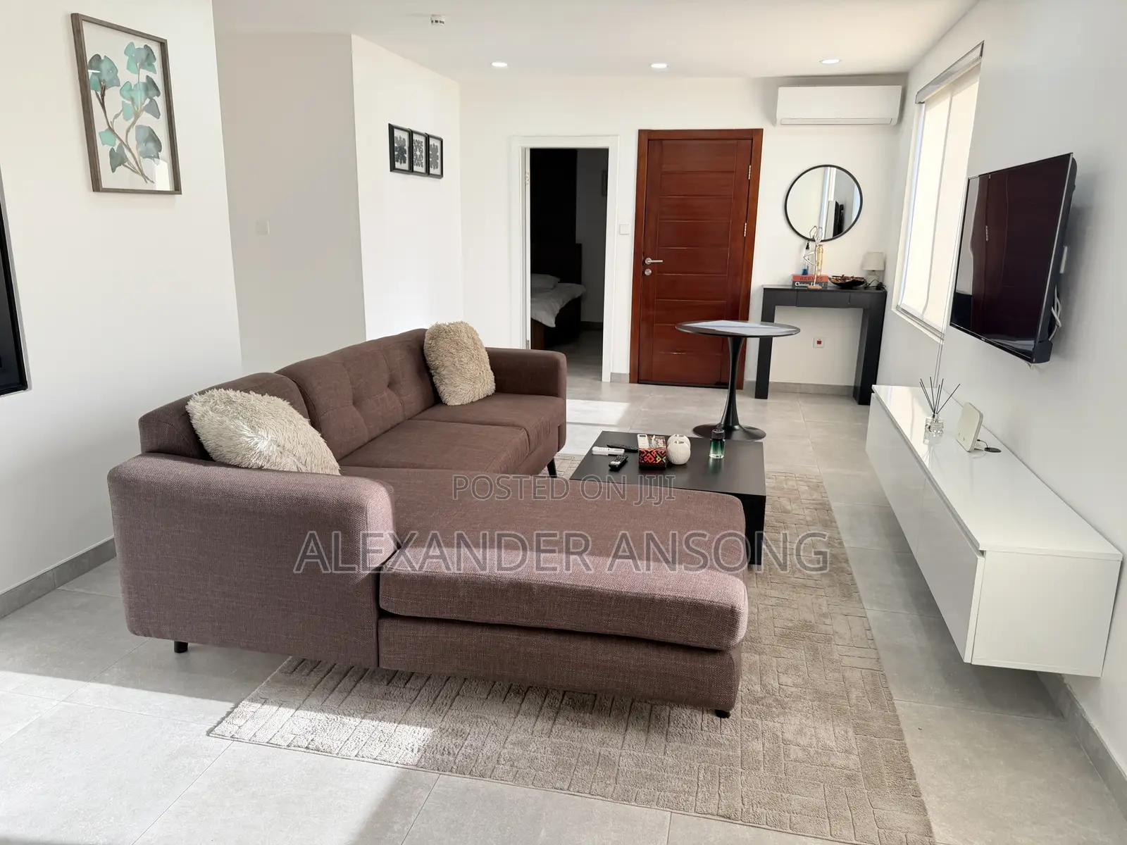 Furnished 2bdrm Apartment in A&C Mall Area for rent