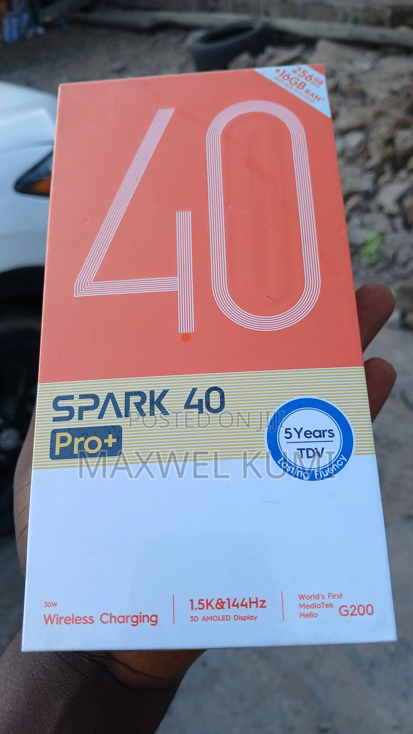 New Tecno Spark 40 Pro+ 256 GB Orange