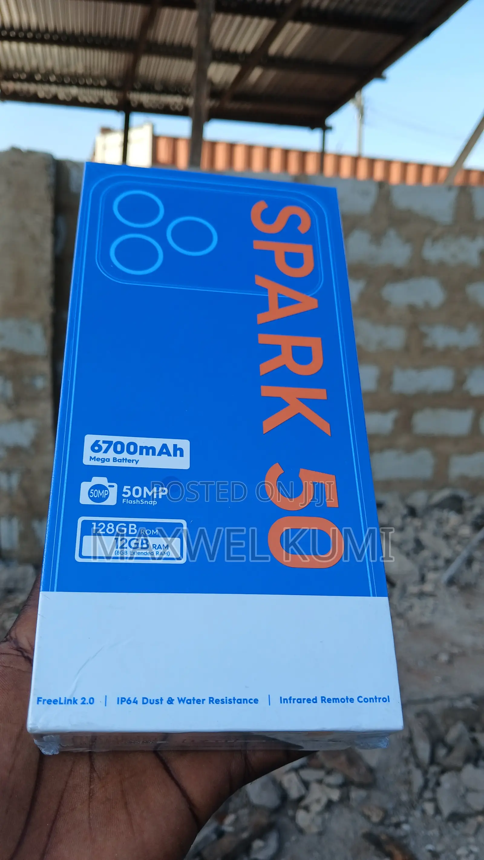 New Tecno Spark 50 128 GB Orange
