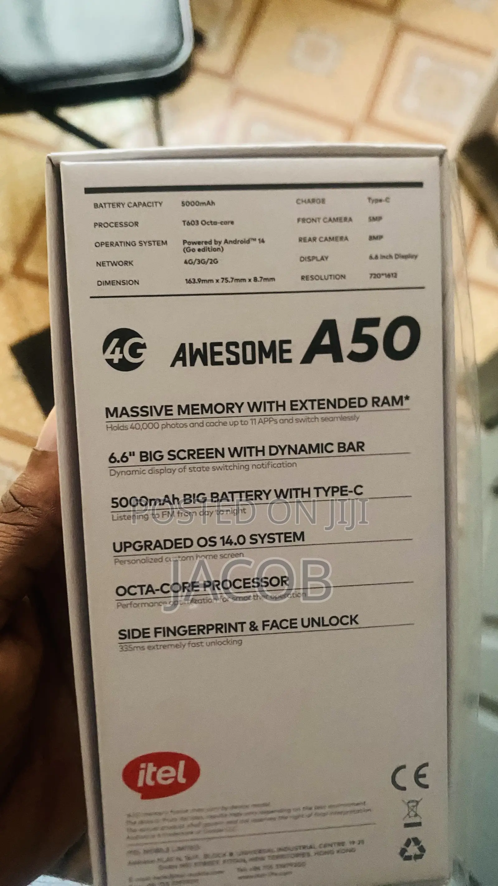 Itel A50 128 GB Black