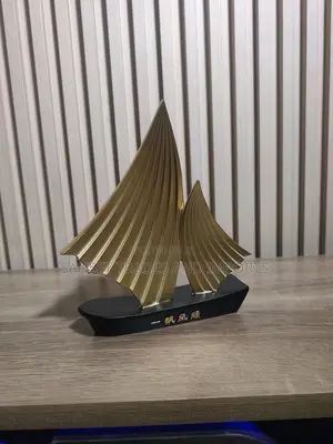 Decorative Gold Sailing Ship