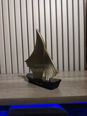 Decorative Gold Sailing Ship