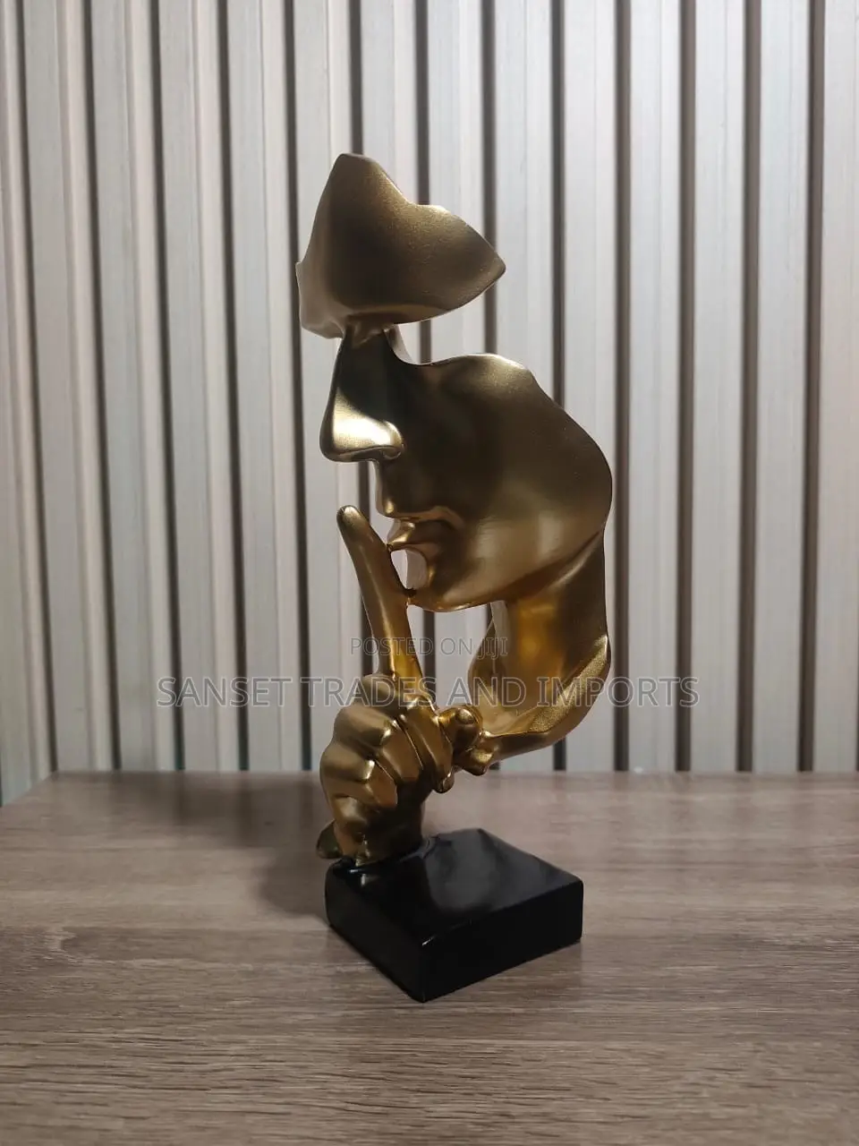 Silence Is Golden Decor Piece