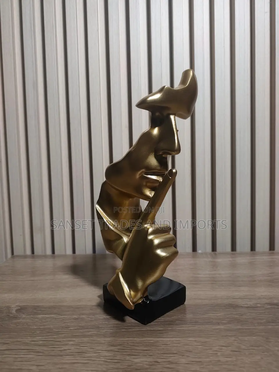 Silence Is Golden Decor Piece