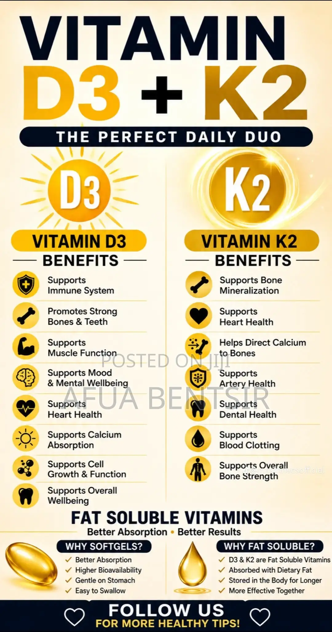 Vitamin D3 & K2