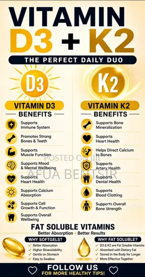 Vitamin D3 & K2