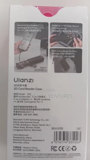 Ulanzi 3-in-1 Card Reader