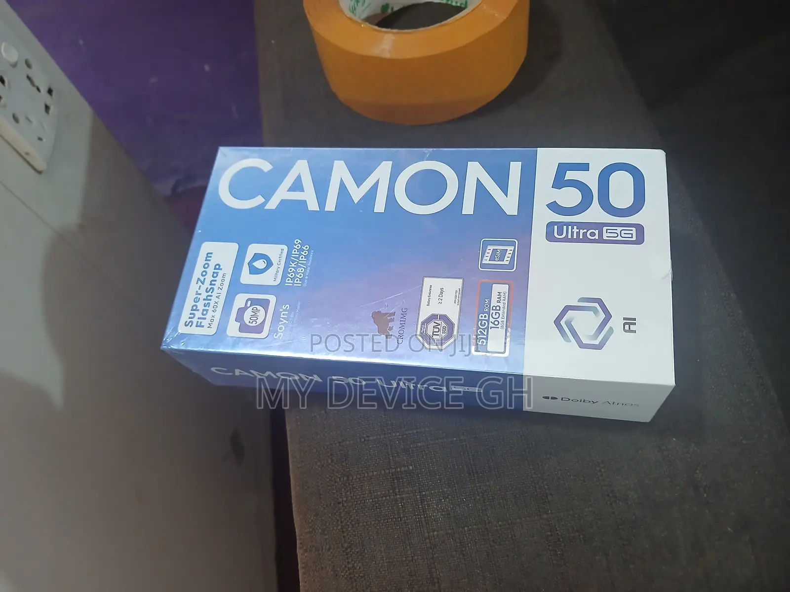 New Tecno Camon 50 Ultra 512 GB Black
