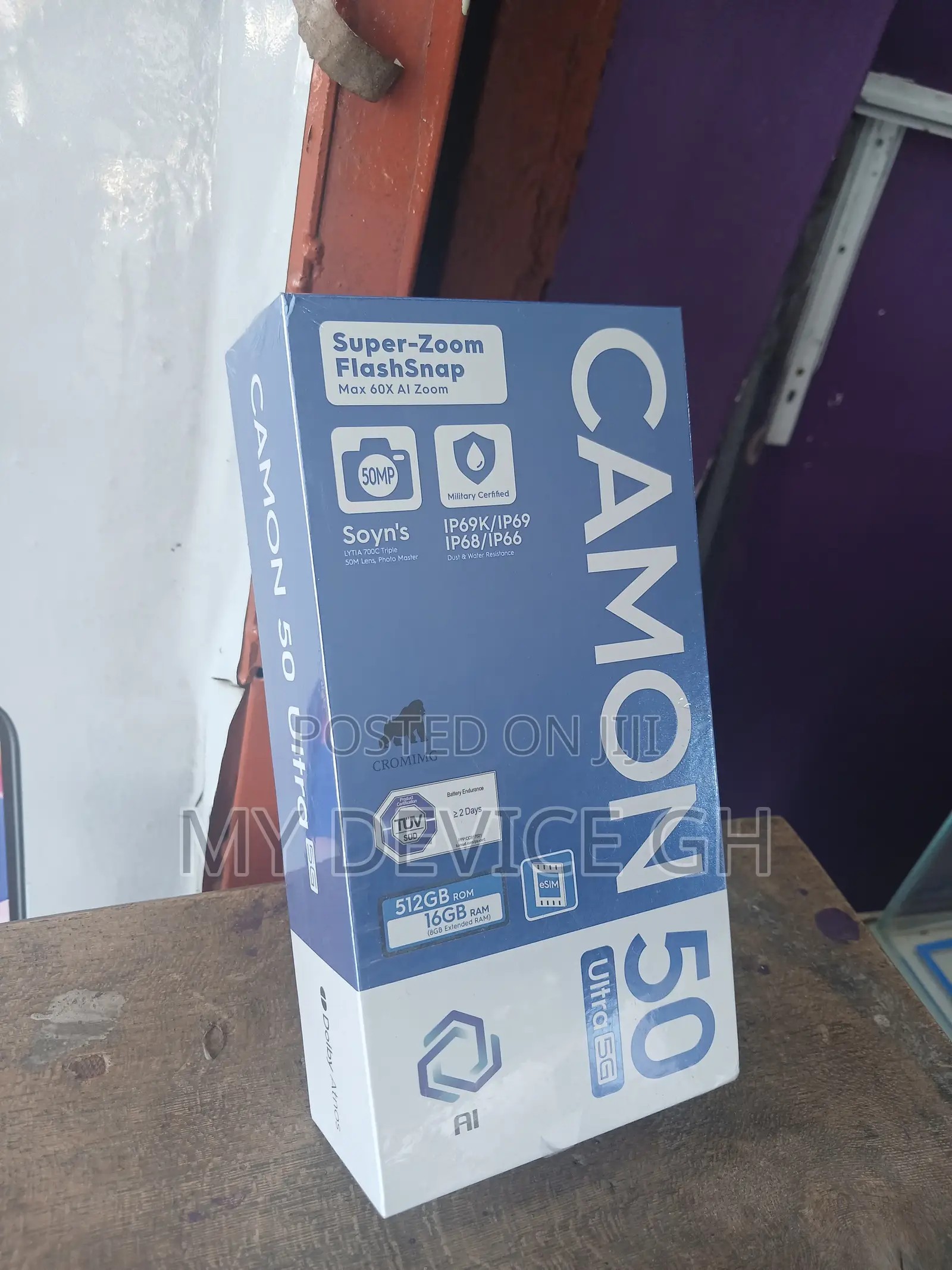 New Tecno Camon 50 Ultra 512 GB Black