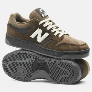 New Balance NB 480 Coffee Brown and Cream