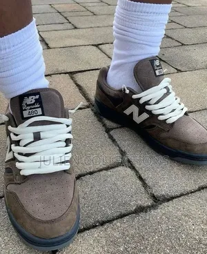 New Balance NB 480 Coffee Brown and Cream