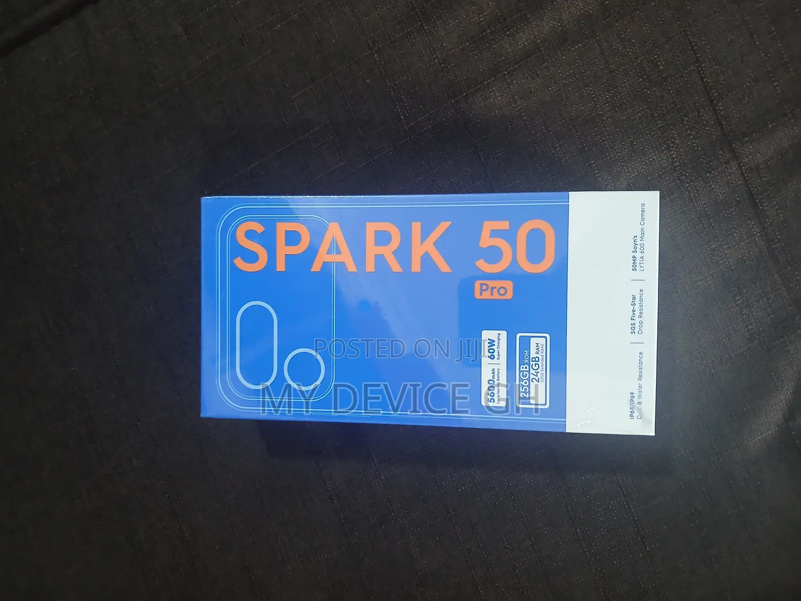 New Tecno Spark 50 Pro 256 GB Black