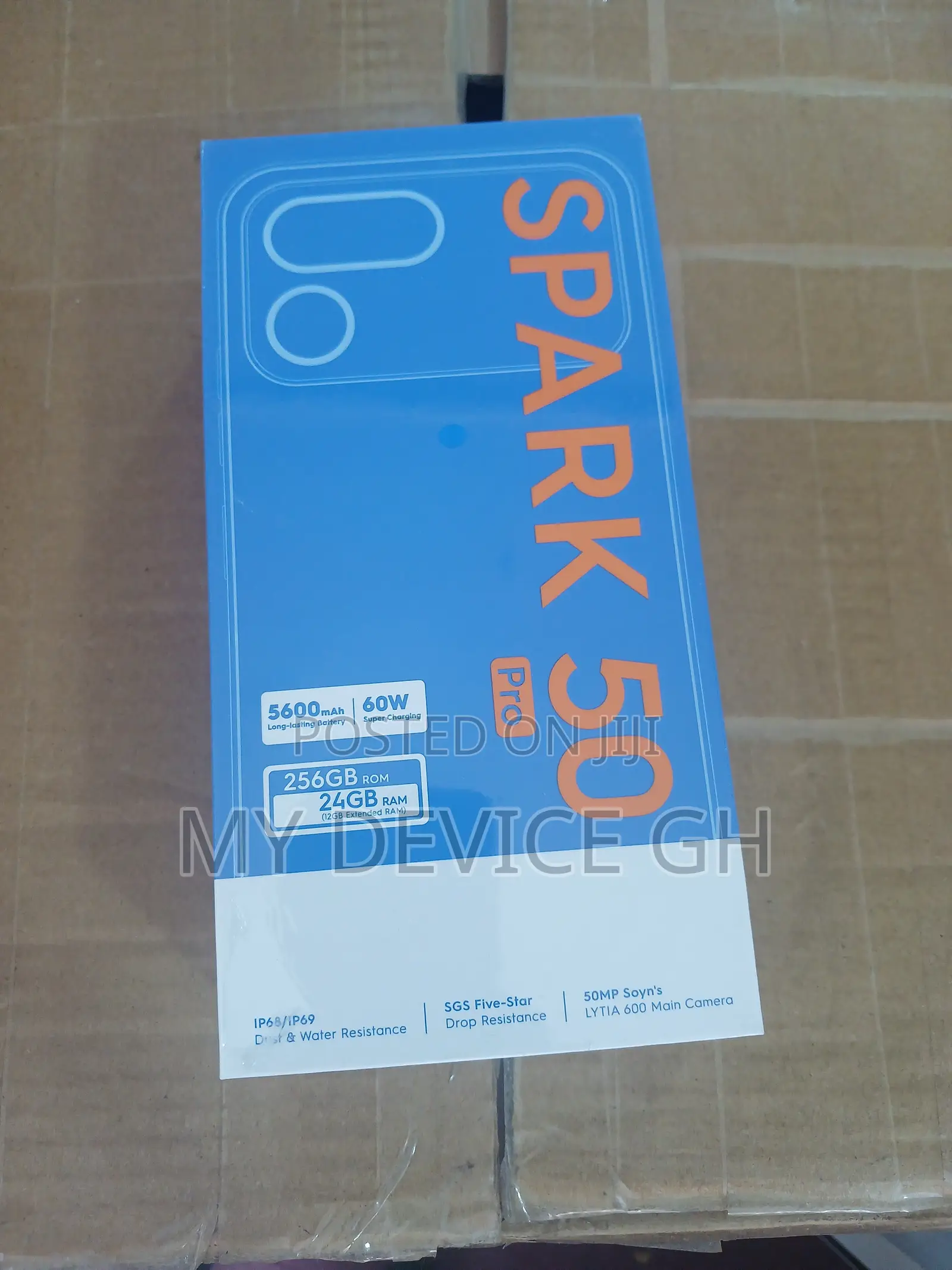 New Tecno Spark 50 Pro 256 GB Black