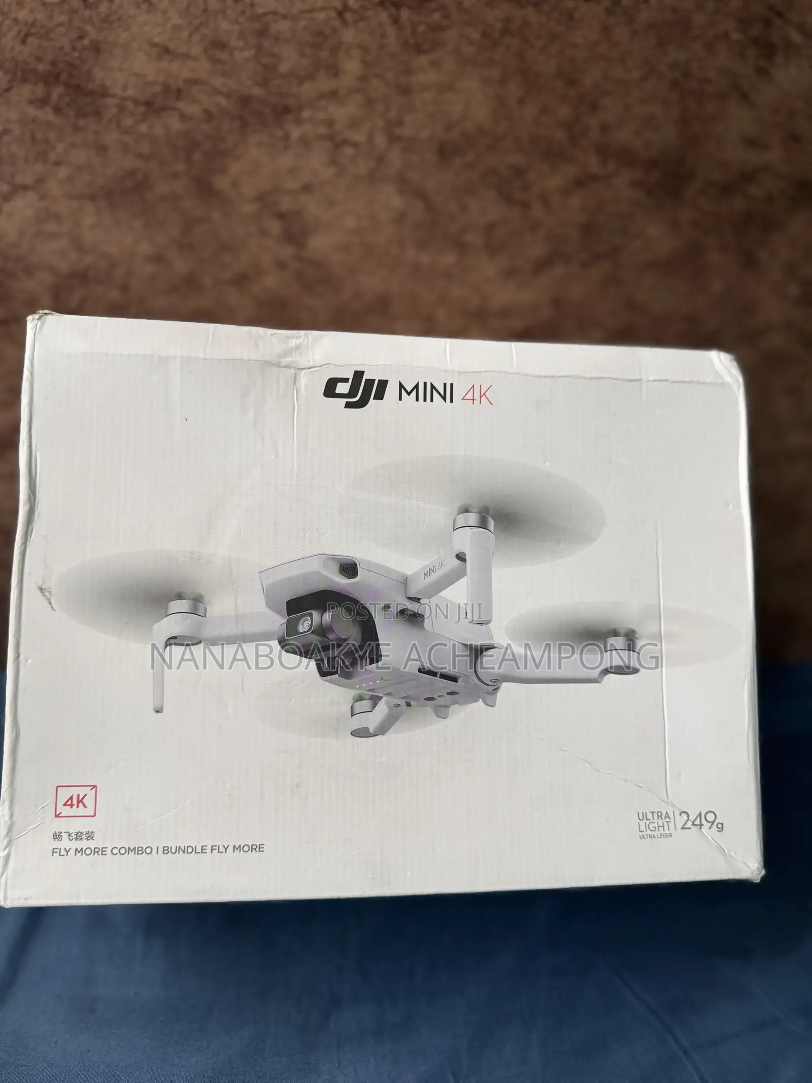 Dji Mini 4k Drone With 3 Batteries