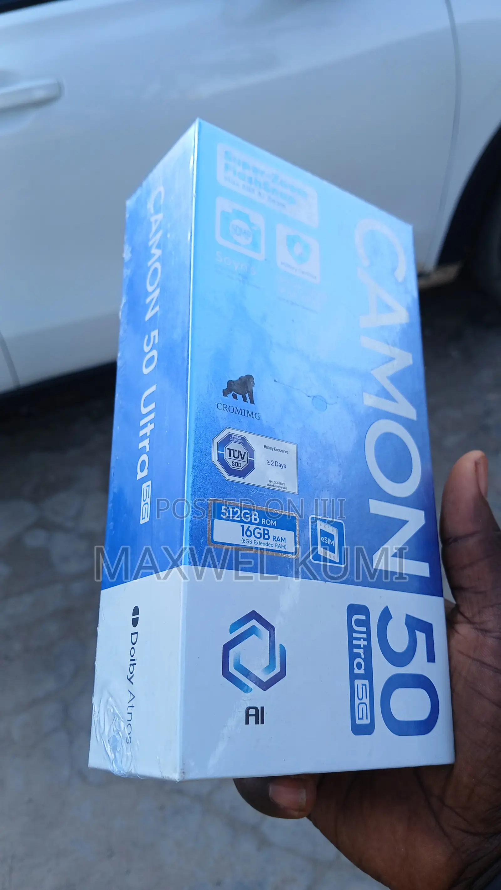 New Tecno Camon 50 Ultra 512 GB Black