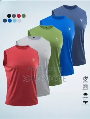 Men's Tank Top Summer Sleeveless Athletic Vest - Breathable