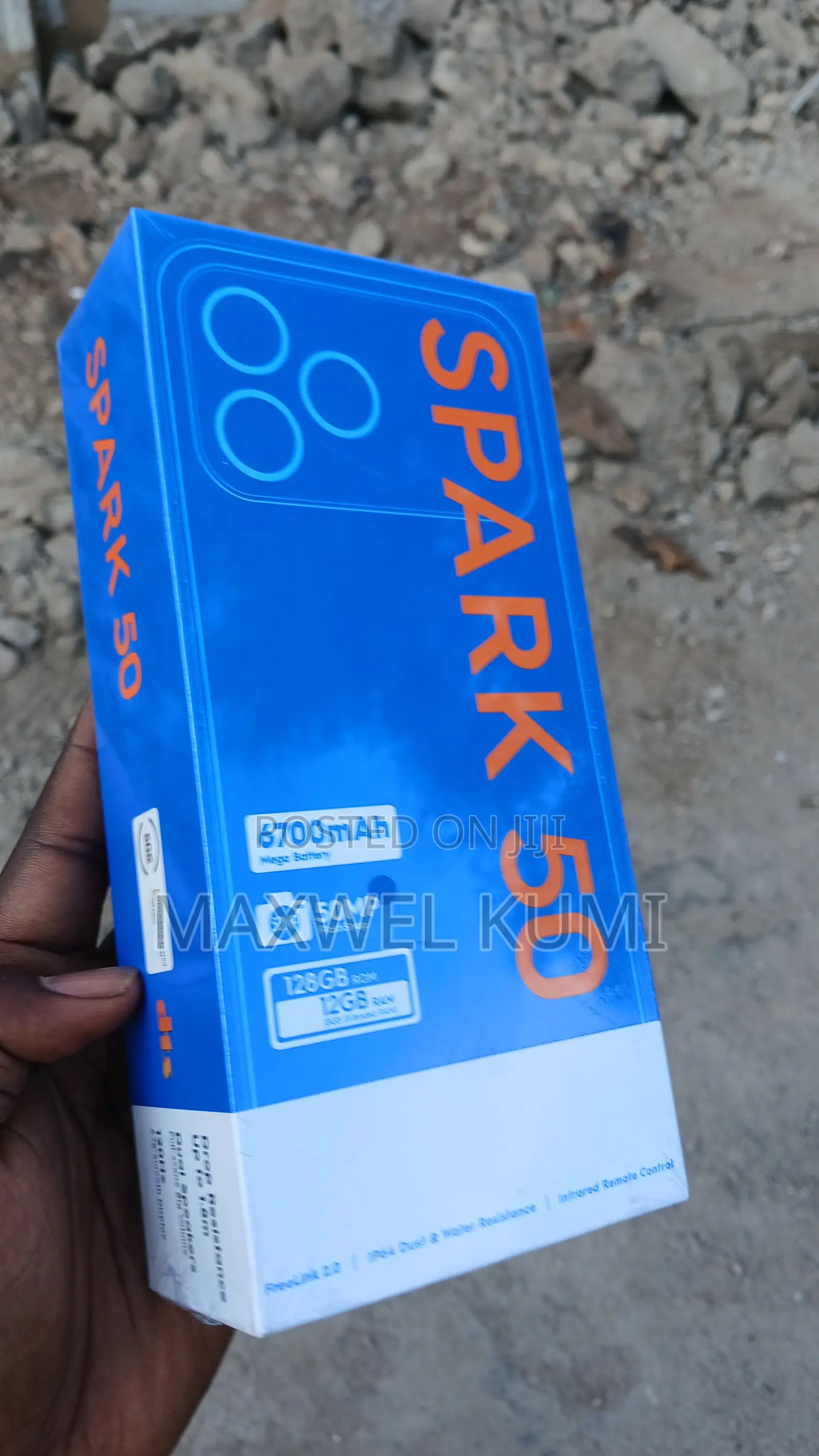 New Tecno Spark 50 128 GB Black