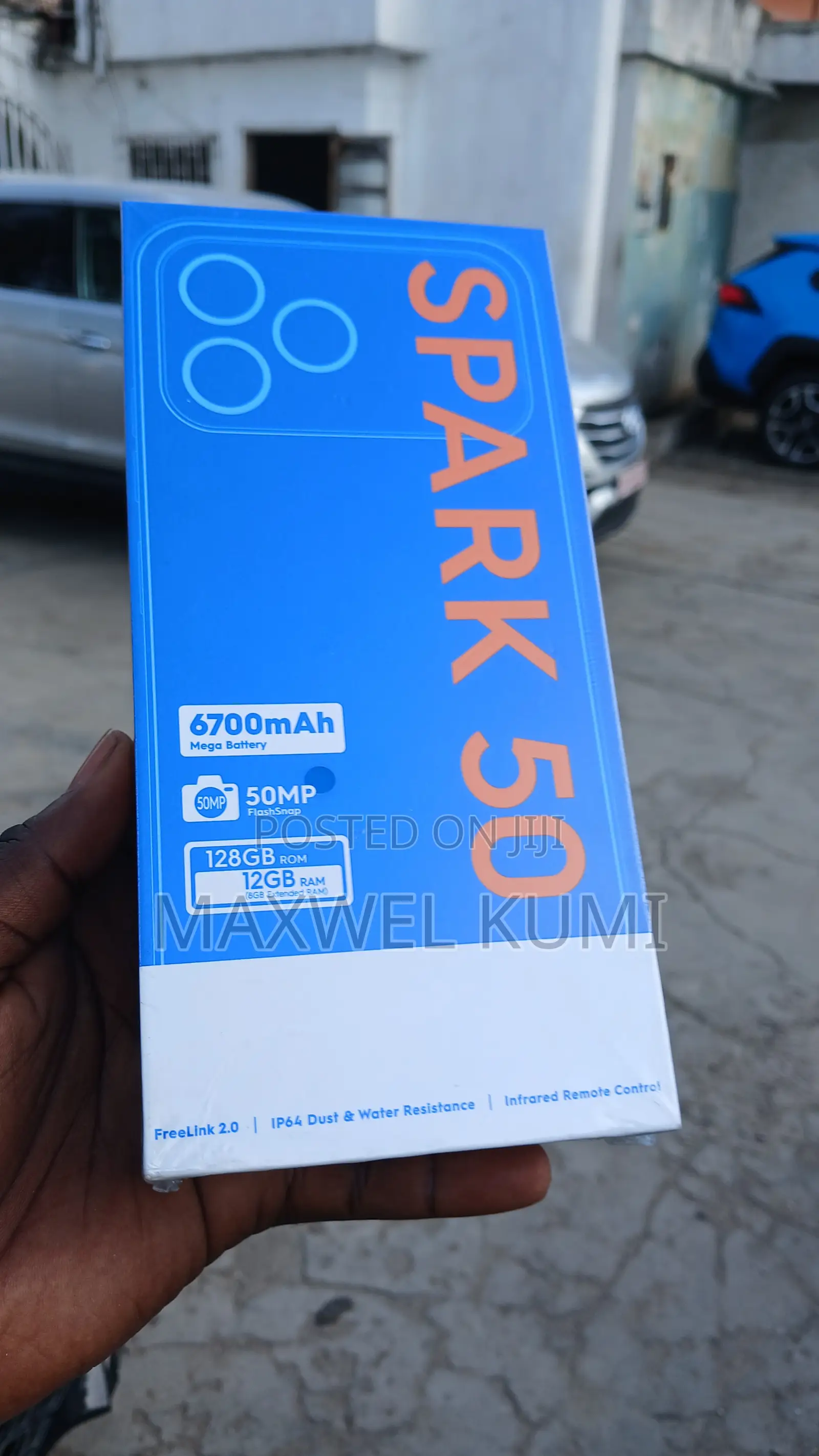 New Tecno Spark 50 128 GB Black