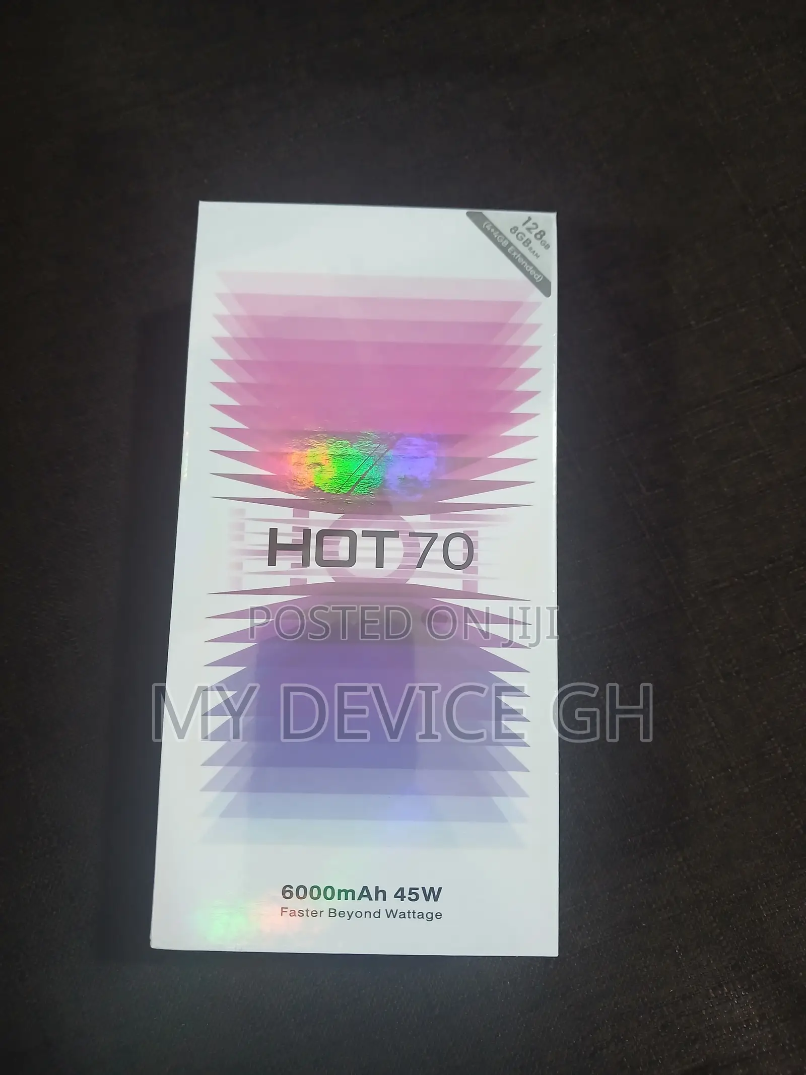 New Infinix Hot 70 128 GB Black