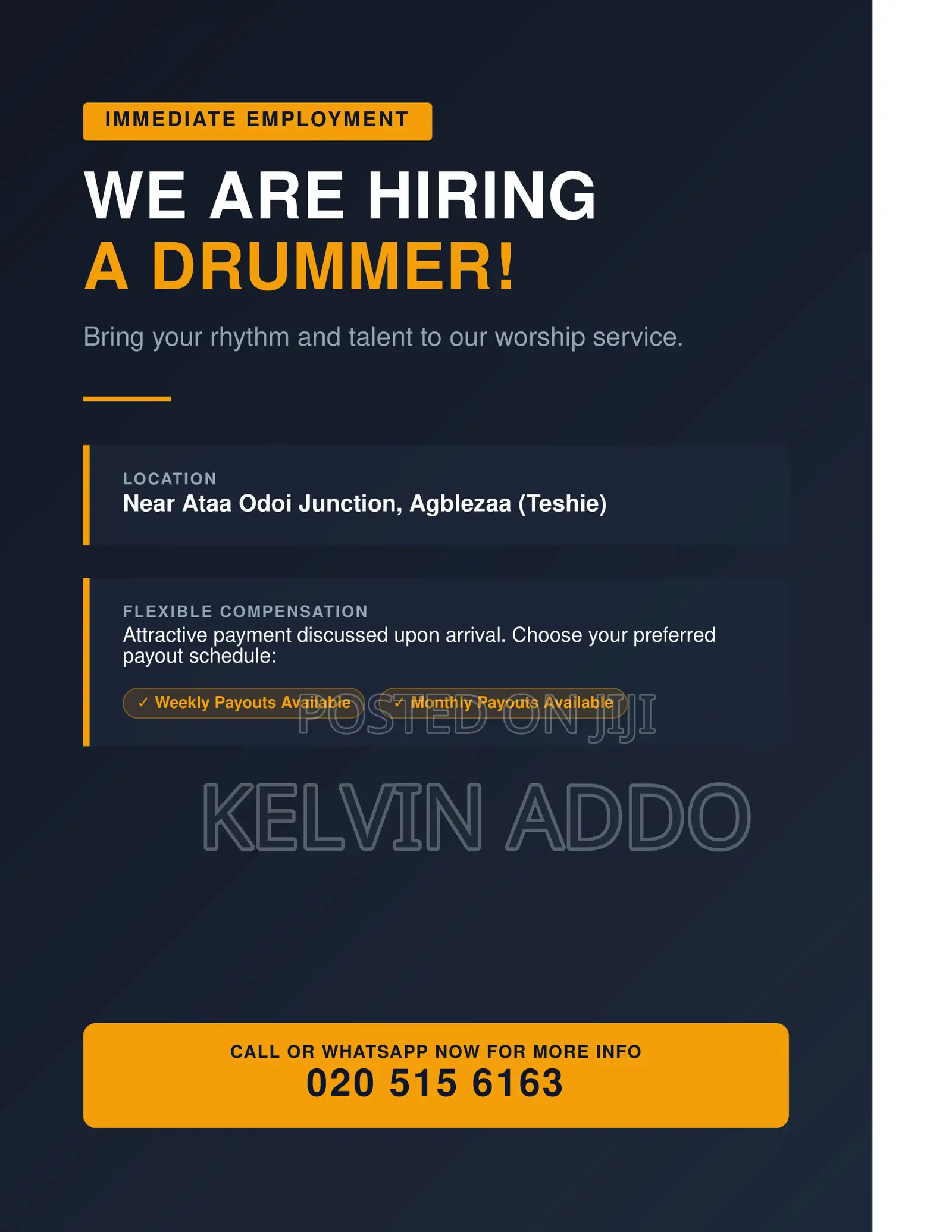 Drummer Needed