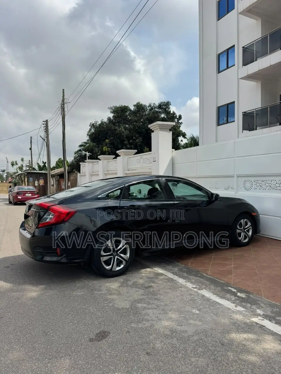 Honda Civic LX 4dr Sedan (2.0L 4cyl) 2017 Red