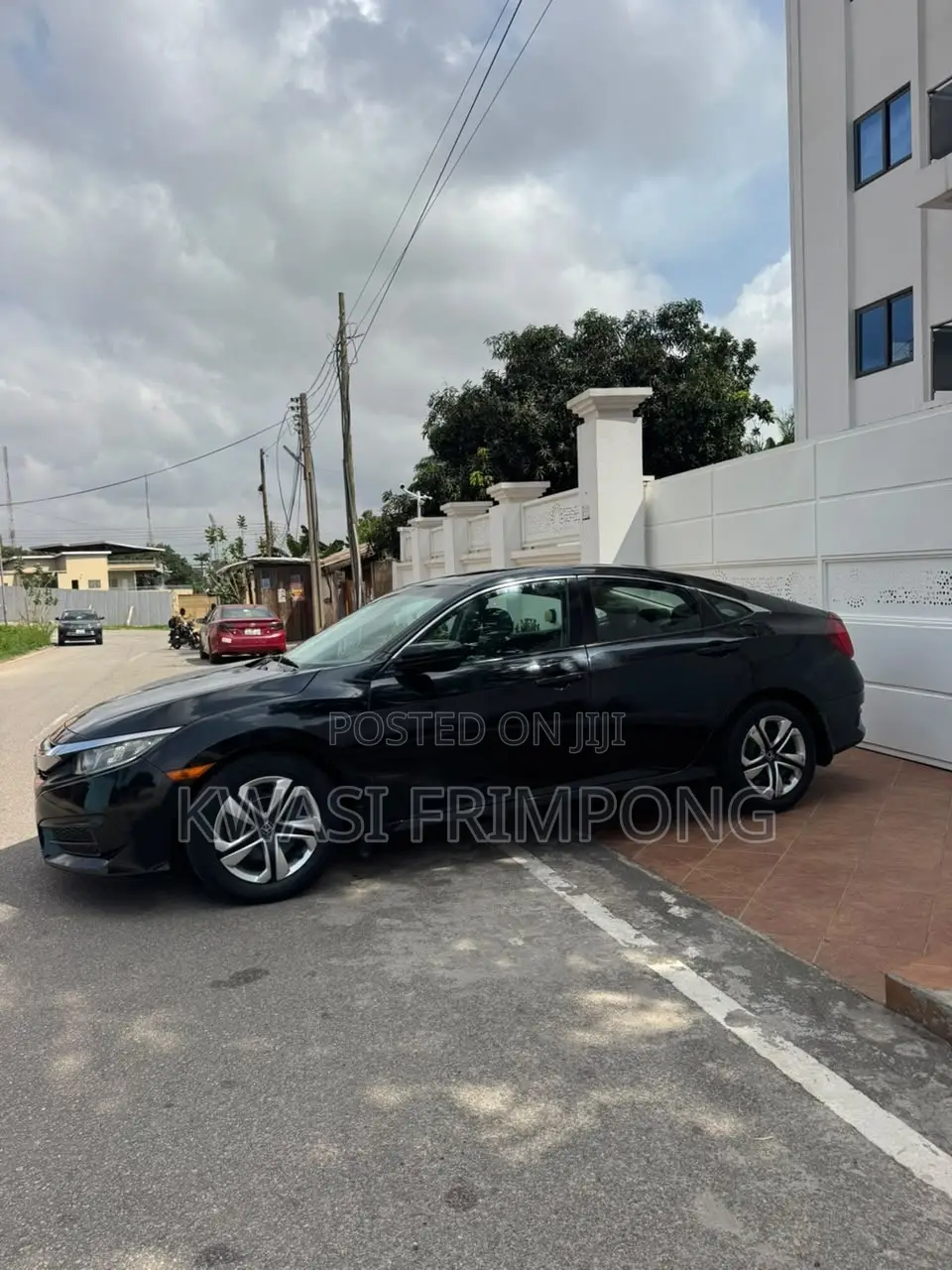 Honda Civic LX 4dr Sedan (2.0L 4cyl) 2017 Red