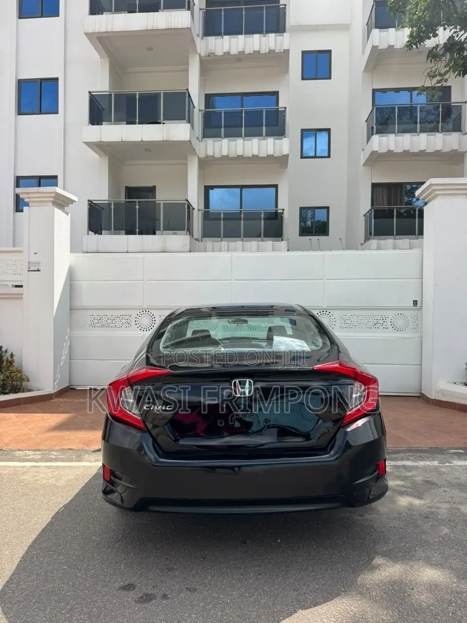 Honda Civic LX 4dr Sedan (2.0L 4cyl) 2017 Red