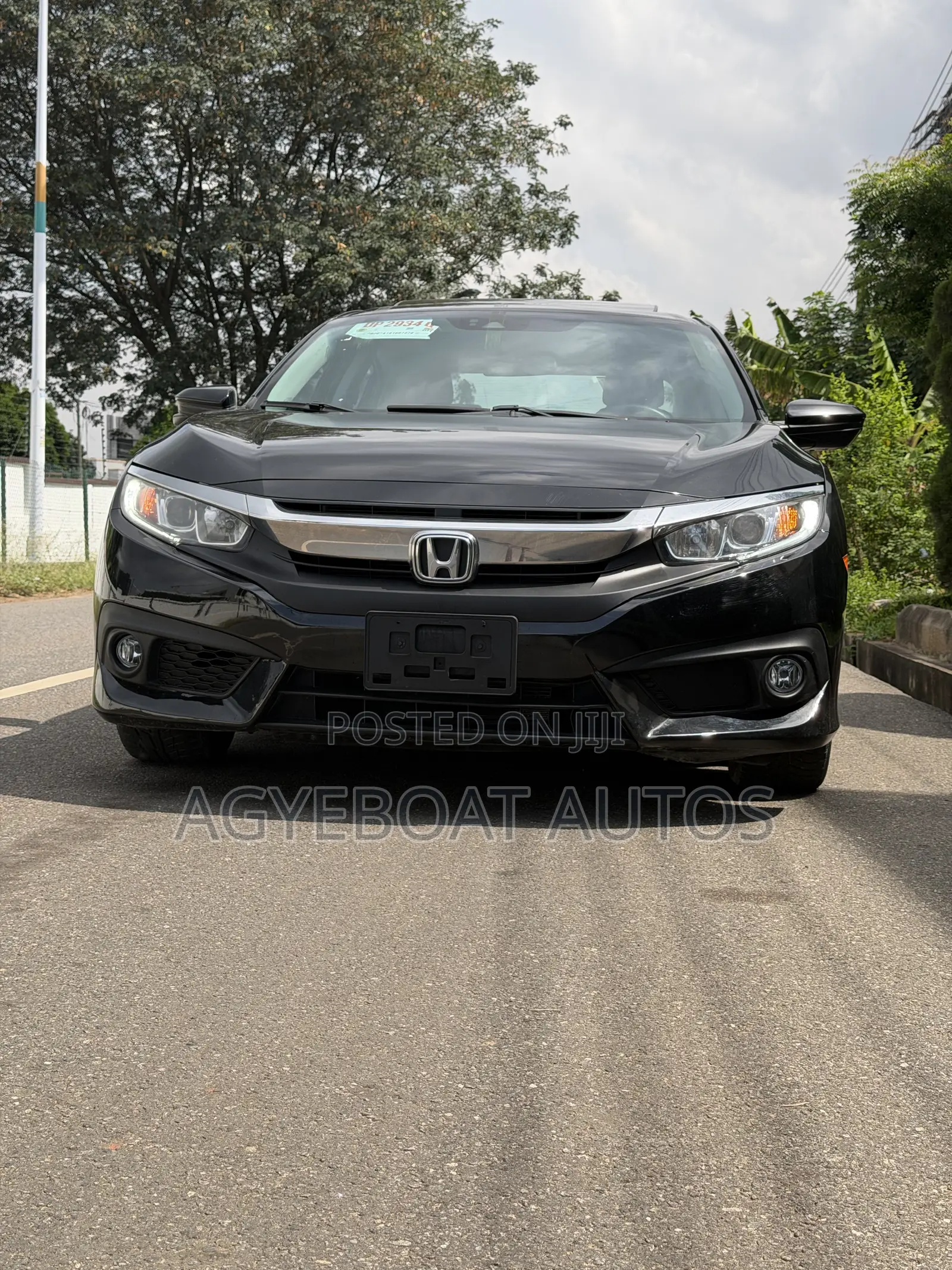 Honda Civic EX Sedan 2018 Black