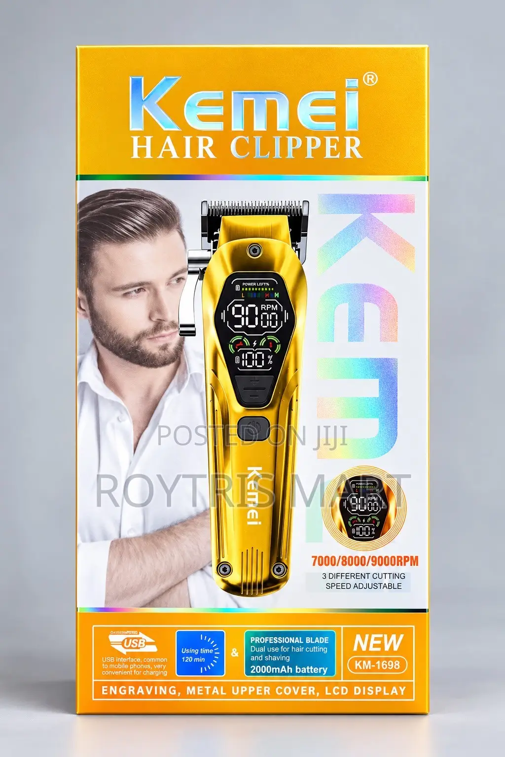 Kemei KM-1698 Professional Hair Clipper