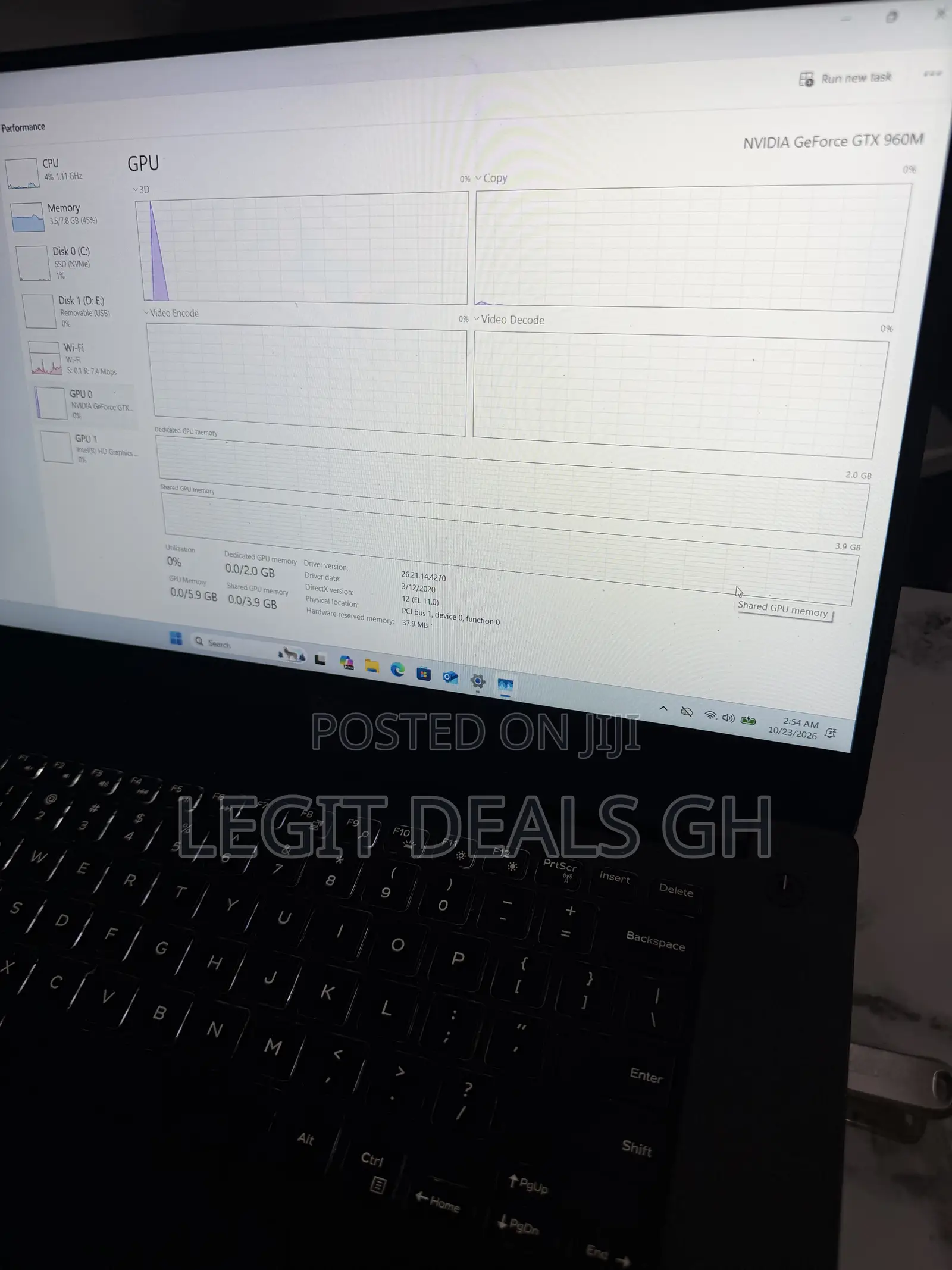 Laptop Dell XPS 15 9550 16GB Intel Core i7 HDD+SSD 256GB