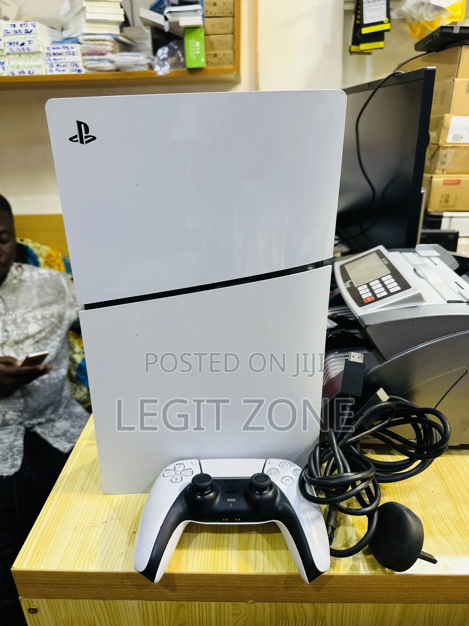 PS5 Slim Digital With Good Games Installed Neat as Seen