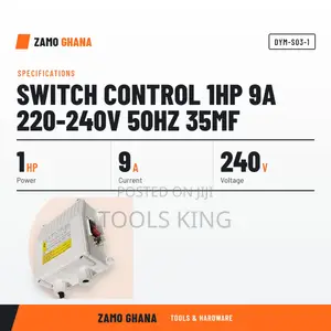 Switch Control 1Hp 9A 220-240v 50Hz 35Mf - DYM-S03-1
