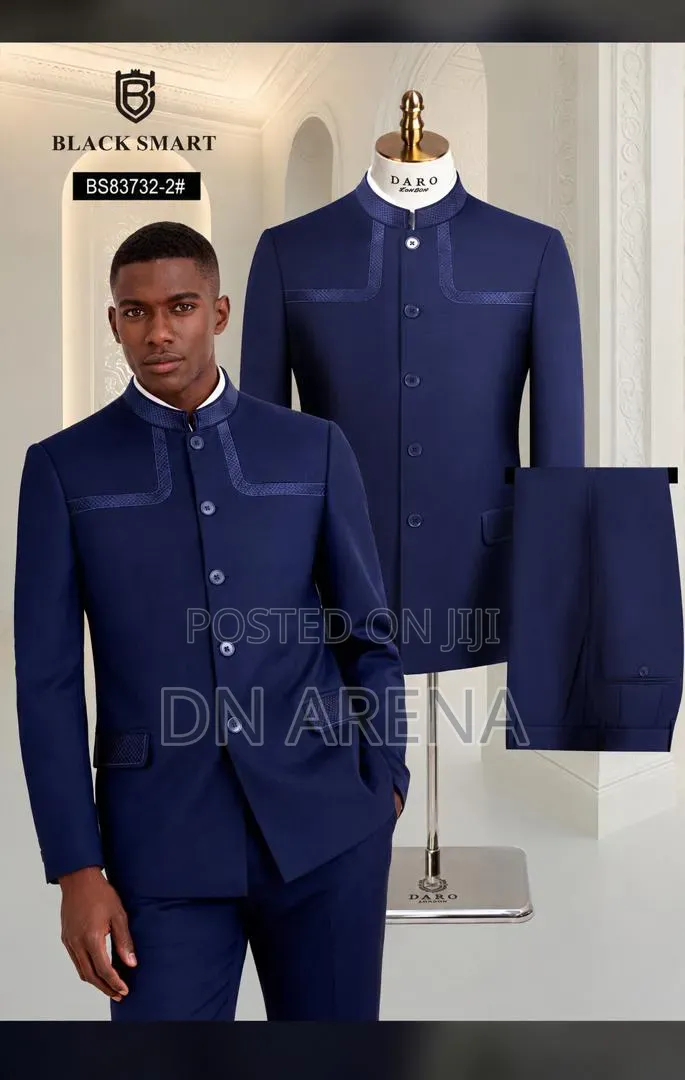 Beaded Embroidery Safari Suit Kaunda Suit