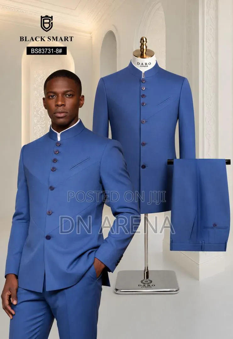 Beaded Embroidery Safari Suit Kaunda Suit