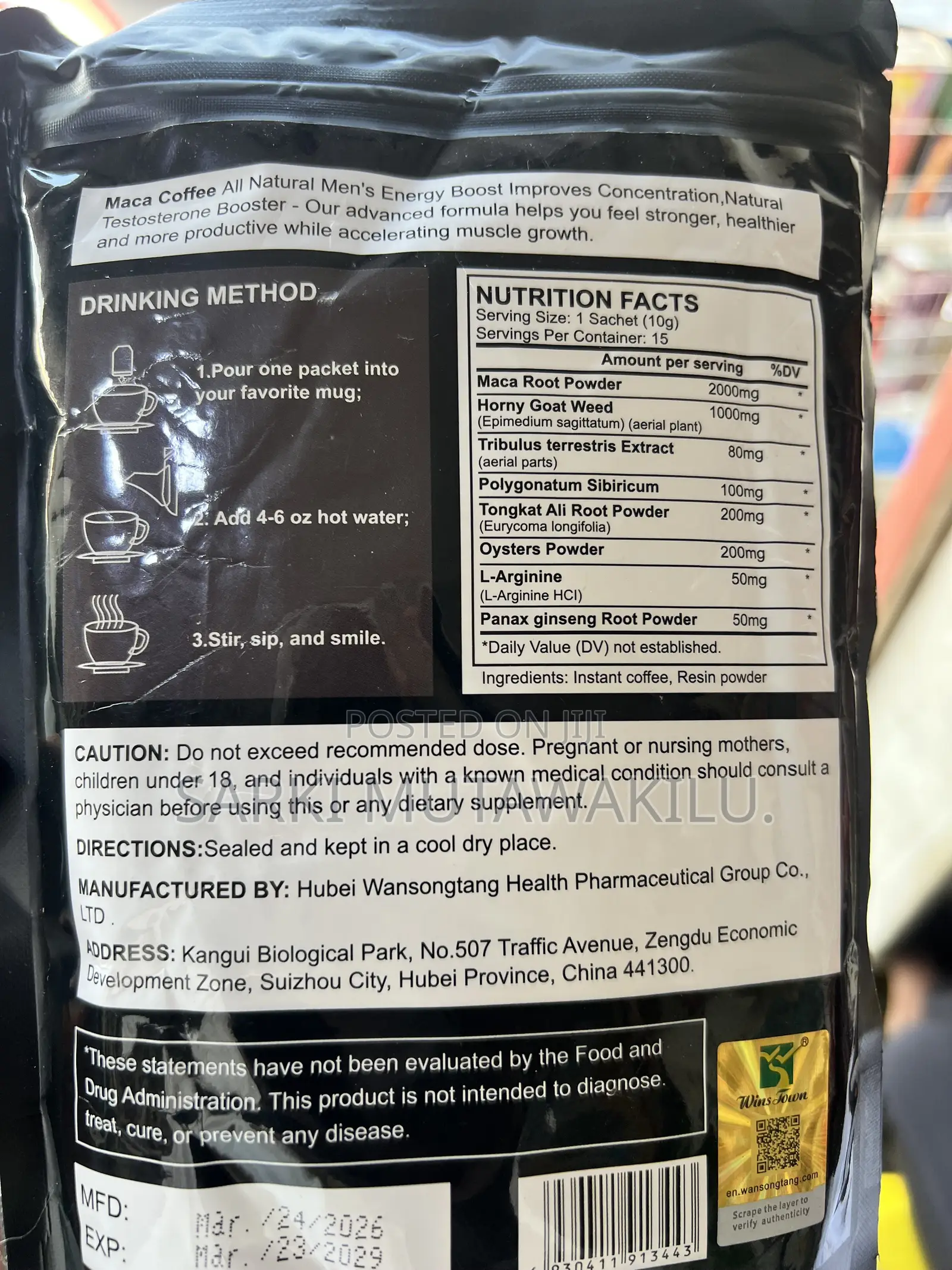 Maca Boost Coffee