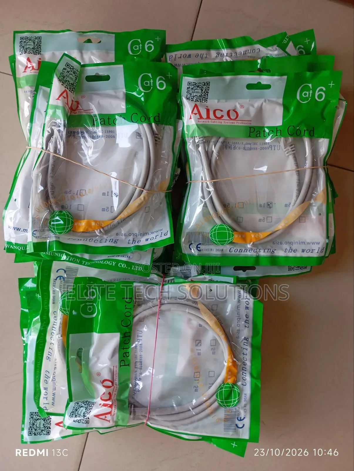 Aico Cat6 Network Patch Cord – RJ45 Ethernet Cable