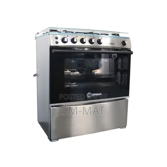 Sigma SGC-M8060G-SS 5 Burner Gas Cooker