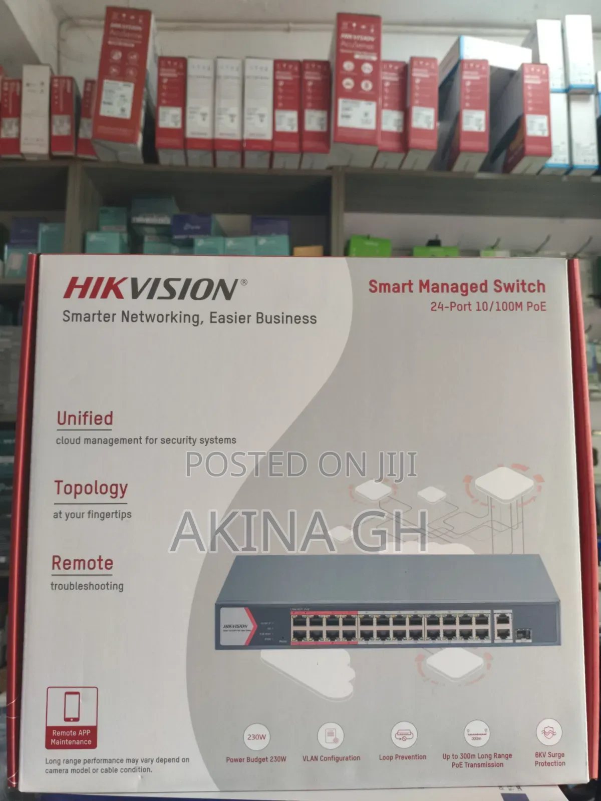 Hikvision 24 Port Smart Managed Networking Switch/ DS-3E1326P-EI/M