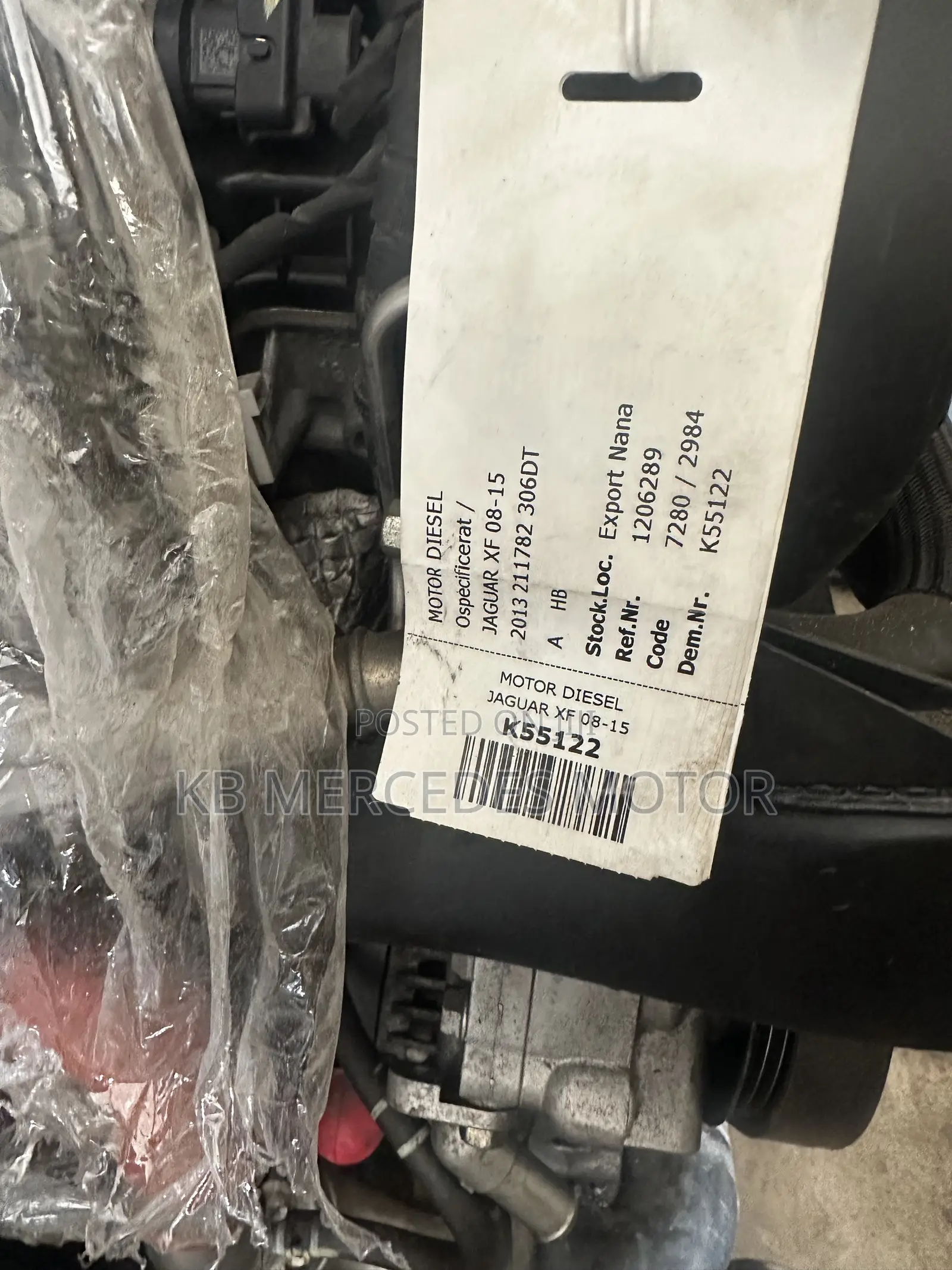 Jaquar XF Complete Engine Available