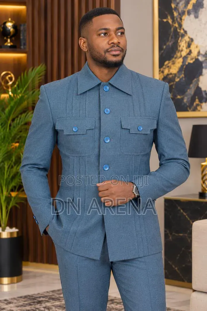 Political Safari Suit Long Sleeves