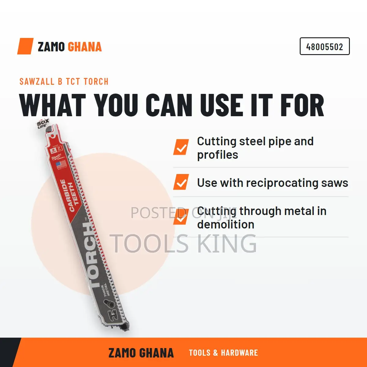 Sawzall B TCT Torch - 