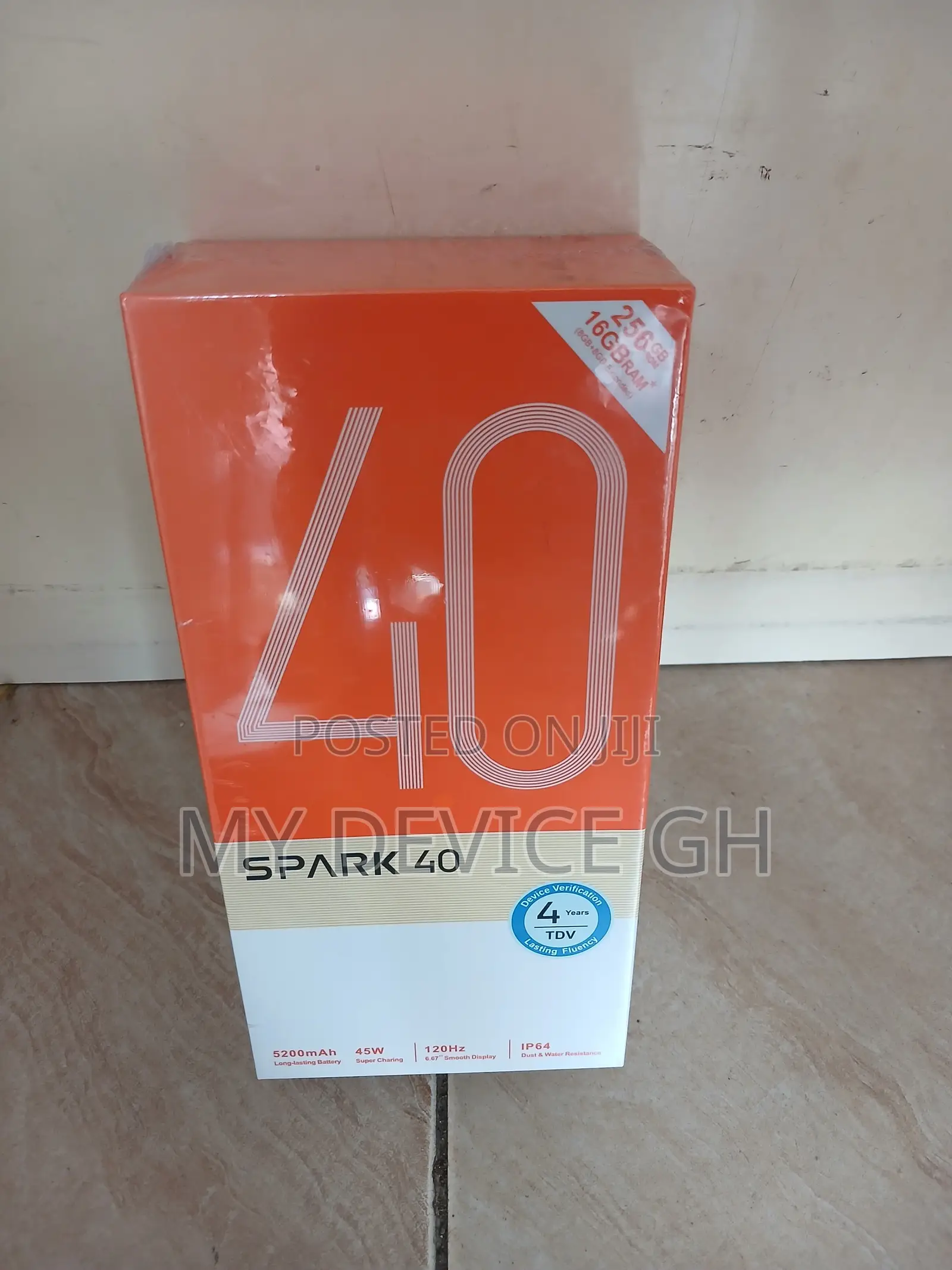 New Tecno Spark 40 256 GB Black
