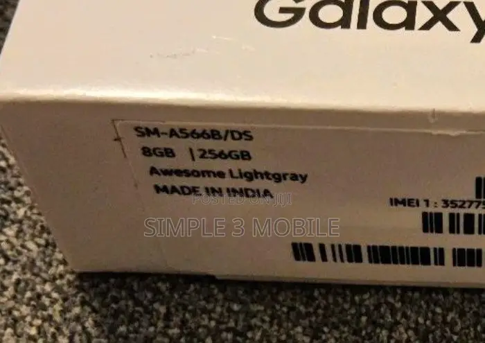 New Samsung Galaxy A56 256 GB Gray