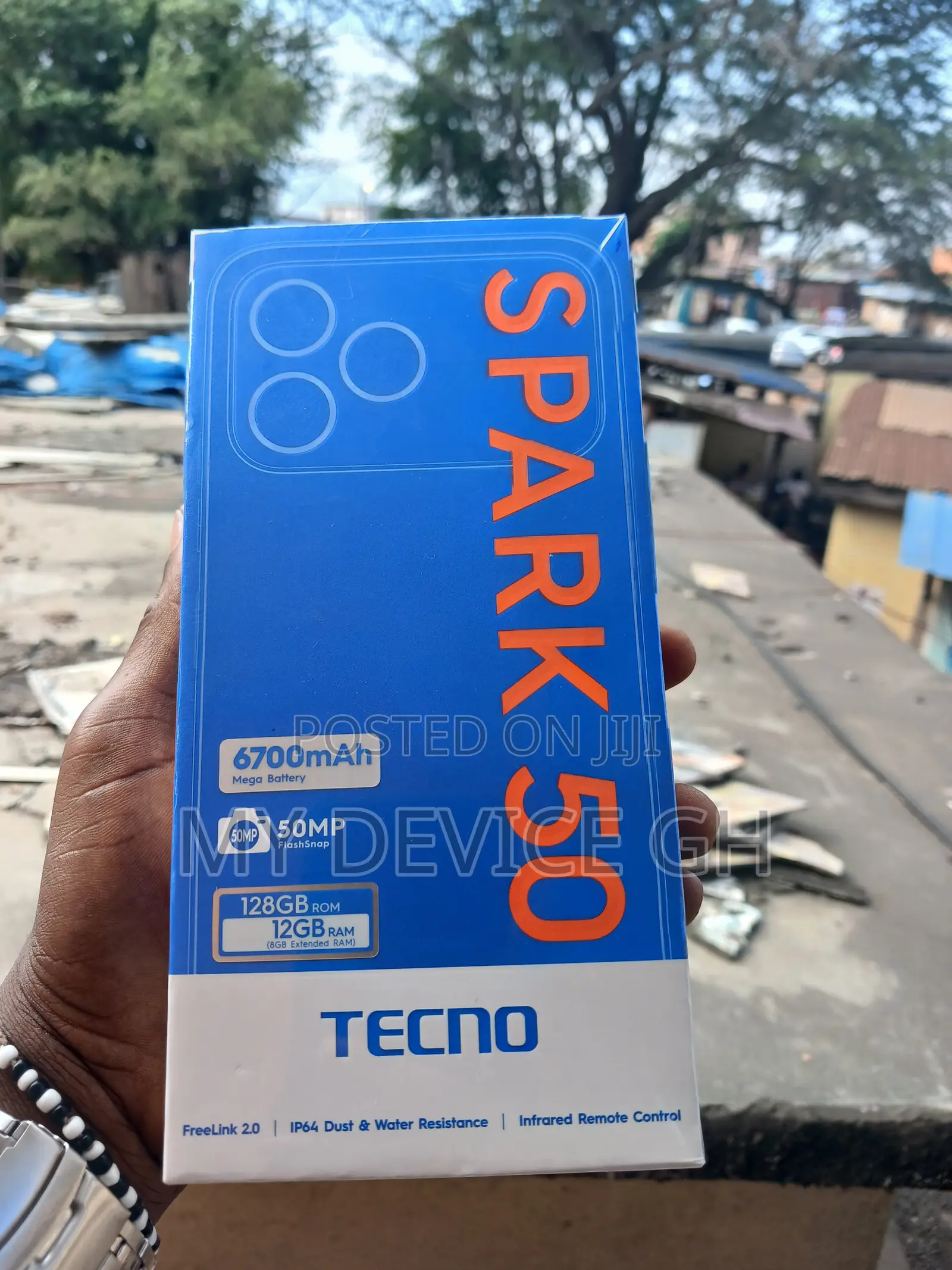 New Tecno Spark 50 128 GB Gray