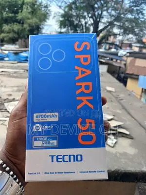 New Tecno Spark 50 128 GB Gray