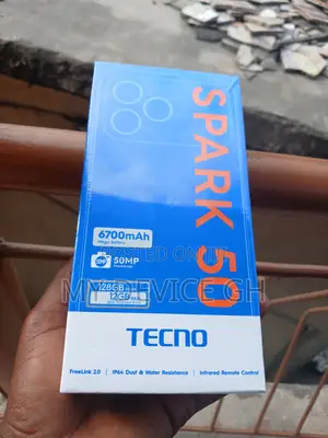 New Tecno Spark 50 128 GB Gray