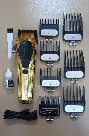 Km 1698 LED Rechargeable Barbering Machine