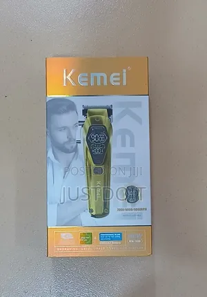 Km 1698 LED Rechargeable Barbering Machine