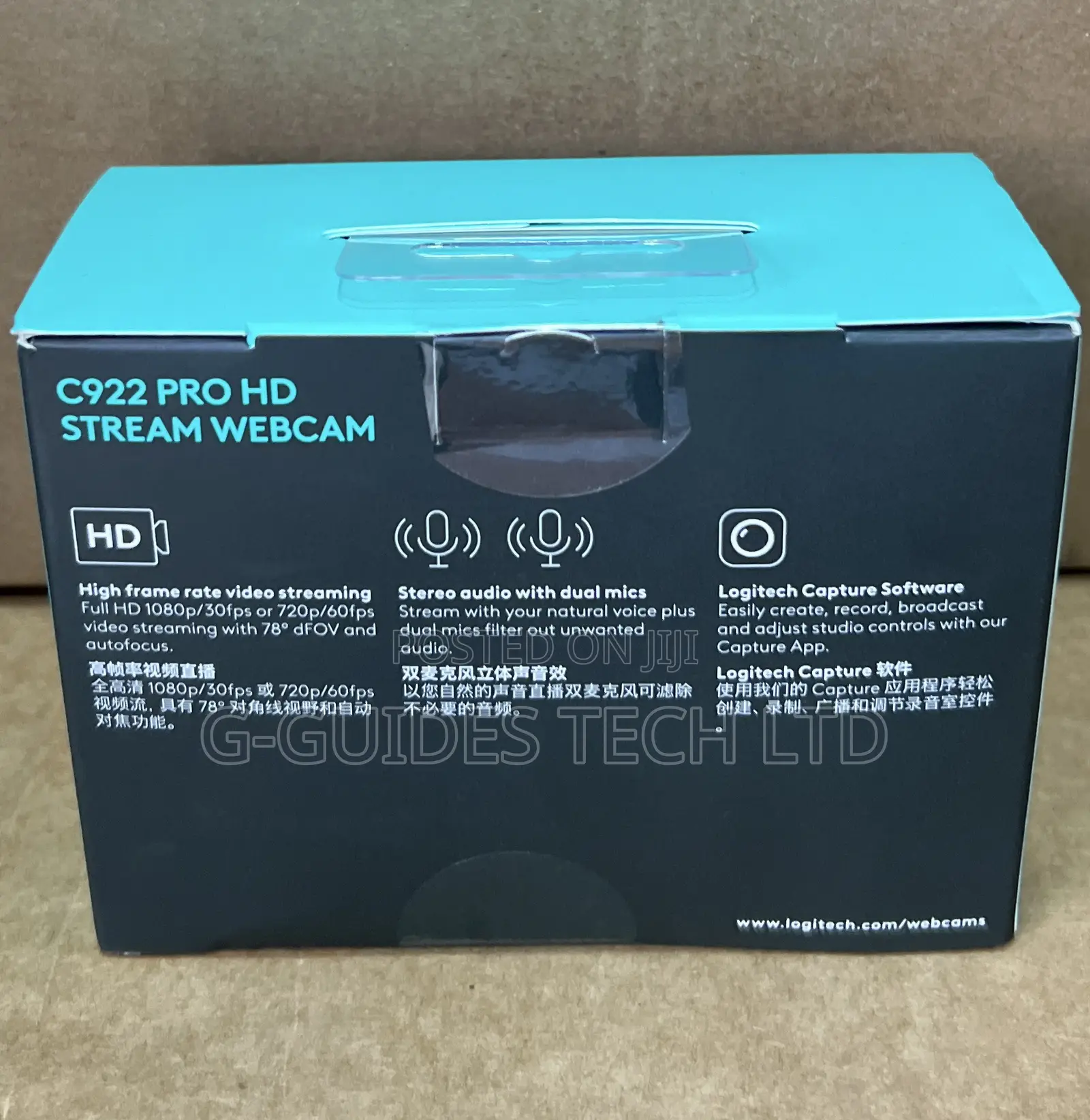 Logitech C922 Pro HD Stream Webcam