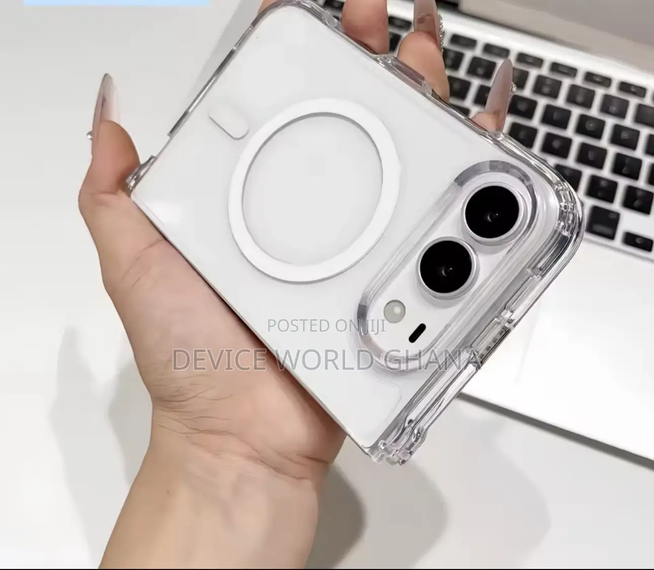 Transparent Magsafe Clear Case for iPhone DUO